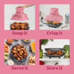 Air Fryer modulaire en verre Ninja CRISPi Cerise FN101EUDR  Édition limitée - Image 5