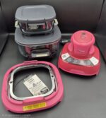 Air Fryer modulaire en verre Ninja CRISPi Cerise FN101EUDR  Édition limitée - Image 11