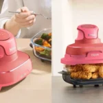 Air Fryer modulaire en verre Ninja CRISPi Cerise FN101EUDR  Édition limitée - Image 3