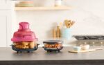 Air Fryer modulaire en verre Ninja CRISPi Cerise FN101EUDR  Édition limitée - Image 2